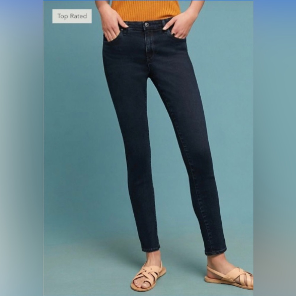 AG Anthropologie The Abbey Mid-Rise Legging Jeans
